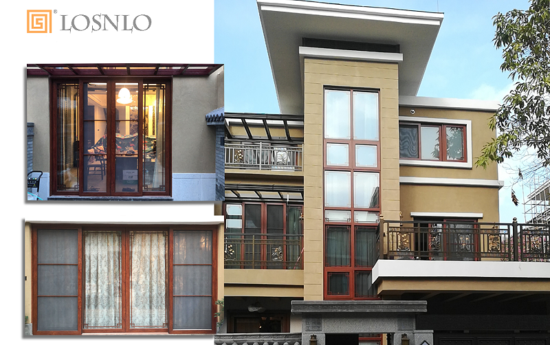 樓上樓門(mén)窗-私人別墅門(mén)窗工程案例